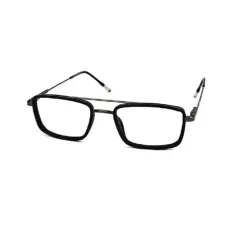 Black Stylish Compact Eyeglasses at chashmah