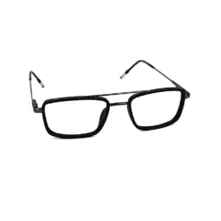Black Stylish Compact Eyeglasses at chashmah