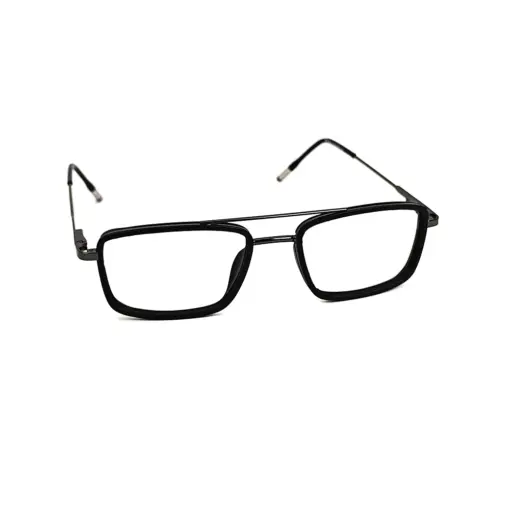 Black Stylish Compact Eyeglasses at chashmah