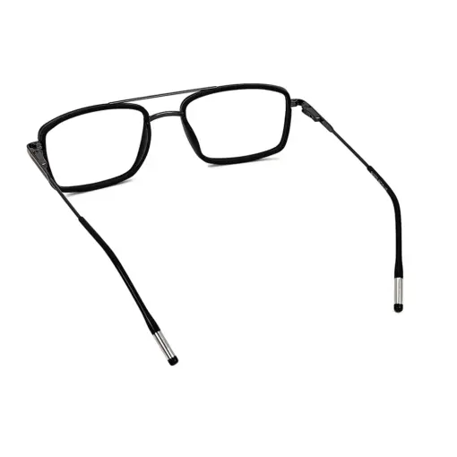 Black Stylish Compact Eyeglasses at chashmah