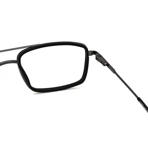 Black Stylish Compact Eyeglasses at chashmah