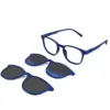 Blue Switch Clip-on Eyeglasses at chashmah.com