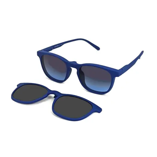Blue Switch Clip-on Eyeglasses at chashmah.com