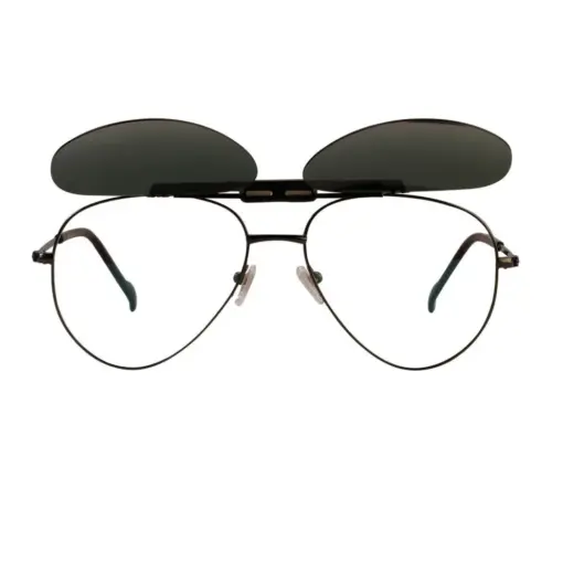 Brown Turban Fit Clip-on Eyeglasses At chashmah