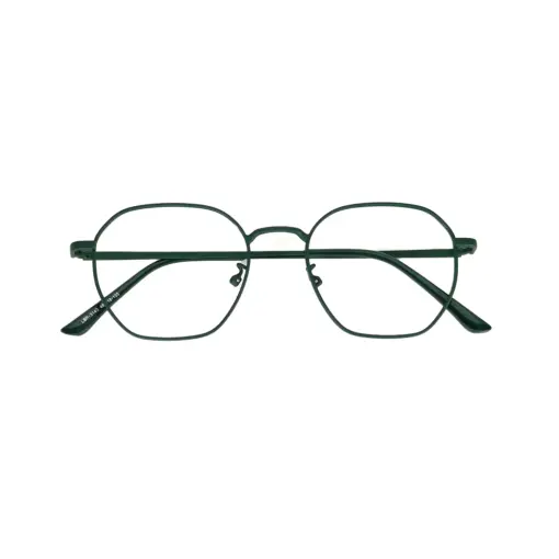Green Metal Modern Eyewear at chashma