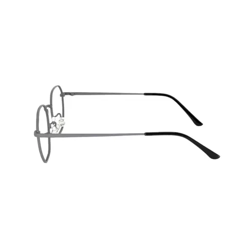 Grey Metal Modern Eyeglasses at chashma
