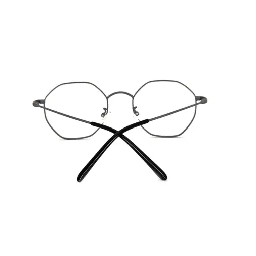 Grey Hexxa Modern Eyeglasses at chashma