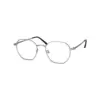 Silver Metal Modern Eyeglasses at chashma