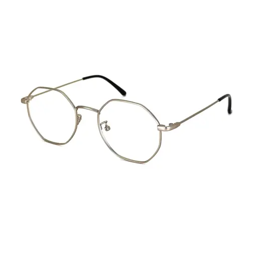 Silver Hexxa Modern Eyeglasses at chashma