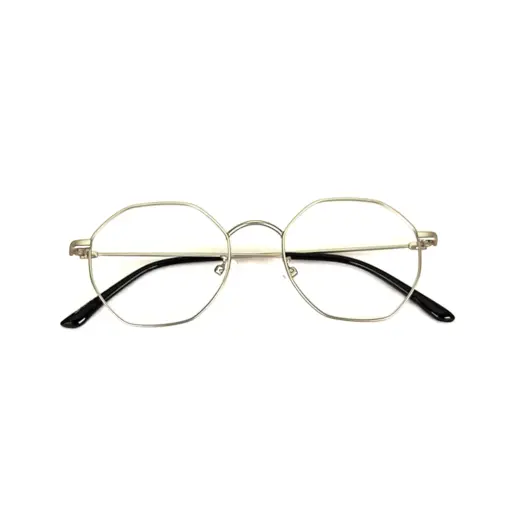 Silver Hexxa Modern Eyeglasses at chashma
