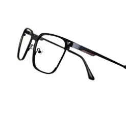 BLACK Classic Metal Eyeglasses at chashmah