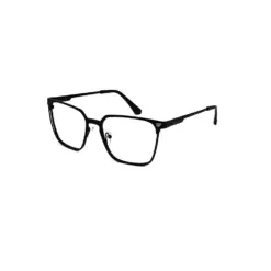 BLACK Classic Metal Eyeglasses at chashmah