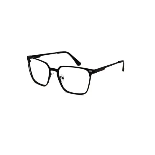 BLACK Classic Metal Eyeglasses at chashmah