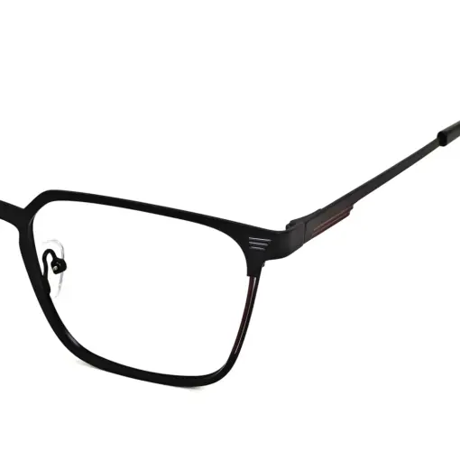 BLACK Classic Metal Eyeglasses at chashmah