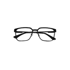 BLACK Classic Metal Eyeglasses at chashmah