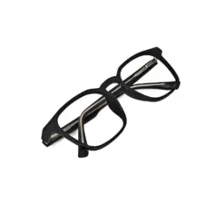 Black Medium Clip-on Eyeglasses