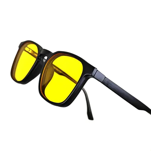 Black Medium Clip-on Eyeglasses