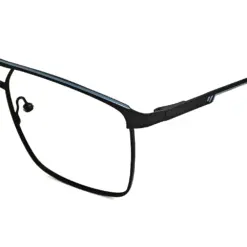 Black Modern Metal Eyeglasses at chashmah