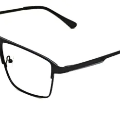 Black Small Metal Eyeglasses at chashmah