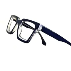 Blue Bold Modern Eyeglasses