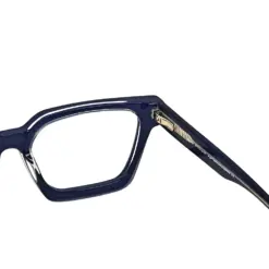 Blue Bold Modern Eyeglasses
