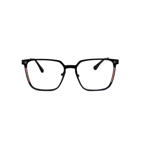 Blue Classic Metal Eyeglasses at chashmah