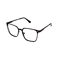 Blue Classic Metal Eyeglasses at chashmah