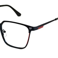 Blue Classic Metal Eyeglasses at chashmah