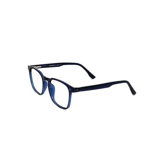 Blue Medium Clip-on Eyeglasses