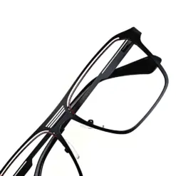 Buy Black Bold Metal Eyeglasses Online at Chashmah.com