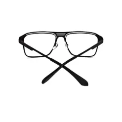 Buy Black Bold Metal Eyeglasses Online at Chashmah.com