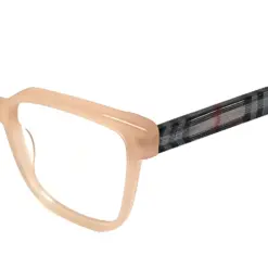Cream Modern Fancy Eyeglasses at chashmah