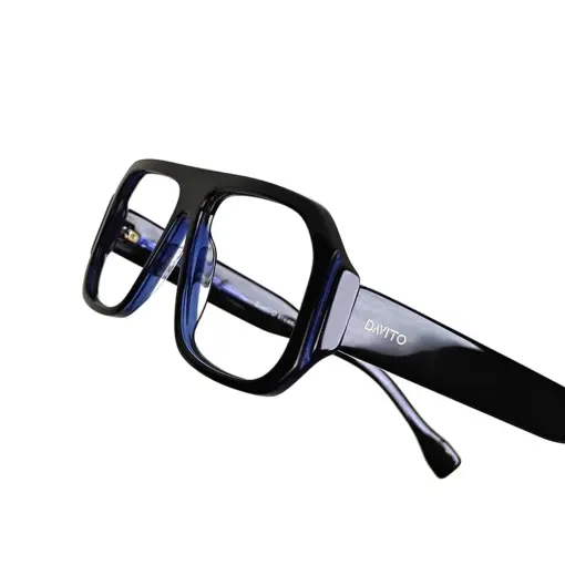 Black Bold Eyeglasses at chashmah.com