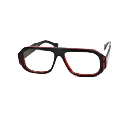 Red Bold Eyeglasses at chashmah.com