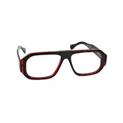 Red Bold Eyeglasses at chashmah.com