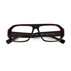 Red Bold Eyeglasses at chashmah.com