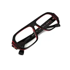Red Bold Eyeglasses at chashmah.com