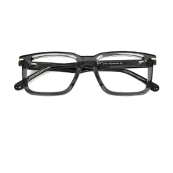 Glass Grey Bold Eyeglasses