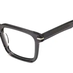 Glass Grey Bold Eyeglasses