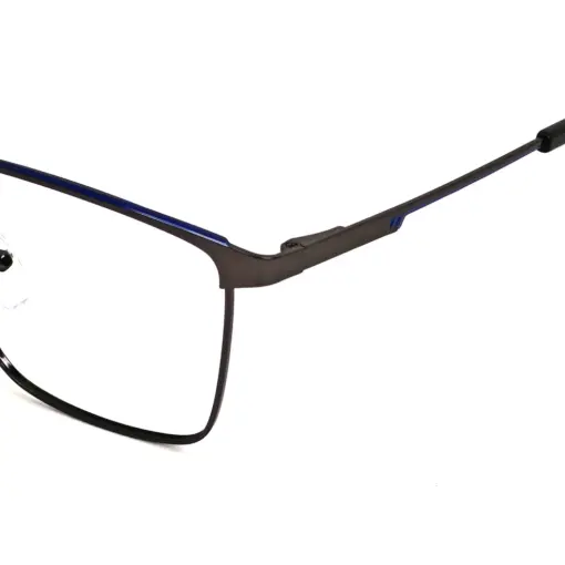 Gunmetal Modern Metal Eyeglasses