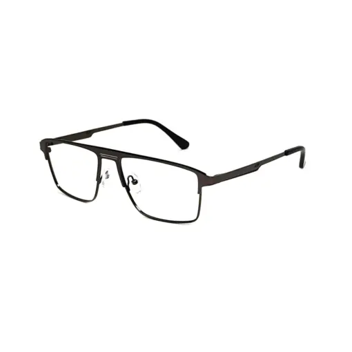 Gunmetal Small Metal Eyeglasses