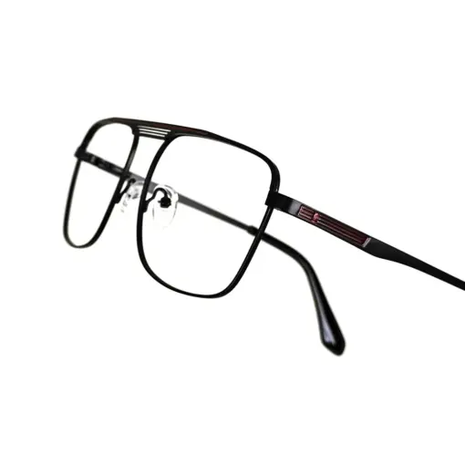 Modern Aviator Metal Eyeglasses at chashmah