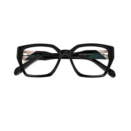 Modern Black Women Eyeglasses at chashmah