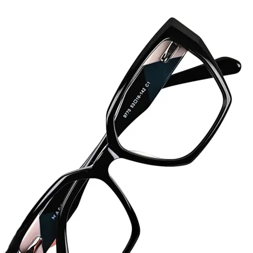 Modern Black Women Eyeglasses at chashmah