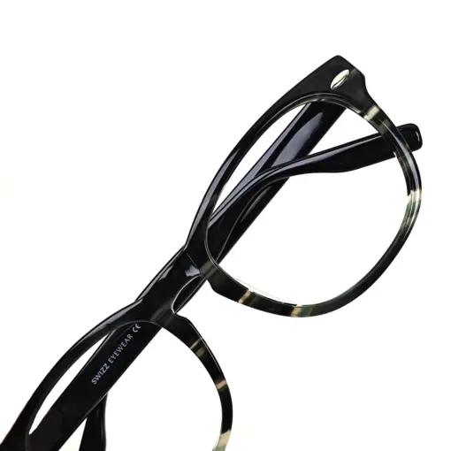 Olive Green Leopard Eyeglasses AT chashmah
