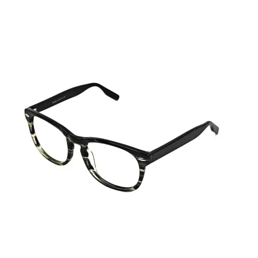 Olive Green Leopard Eyeglasses AT chashmah