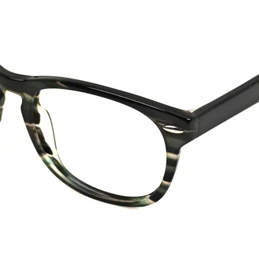Olive Green Leopard Eyeglasses AT chashmah