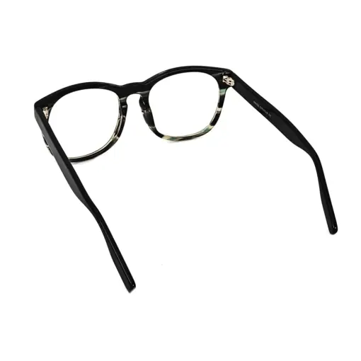 Olive Green Leopard Eyeglasses AT chashmah