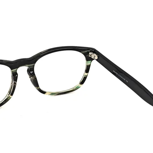 Olive Green Leopard Eyeglasses AT chashmah