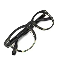 Olive Green Leopard Eyeglasses AT chashmah